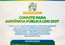 Convite para Audiência Pública — LDO 2027
